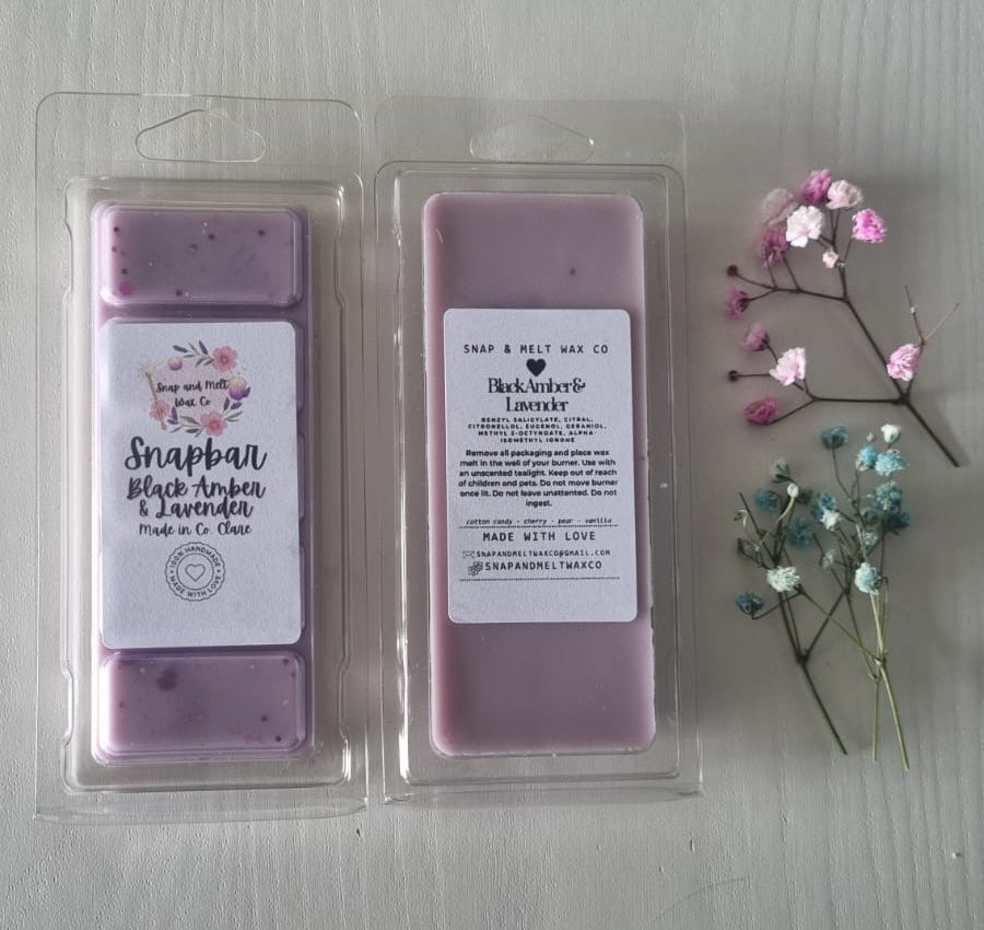 Black Amber & Lavender Snapbar