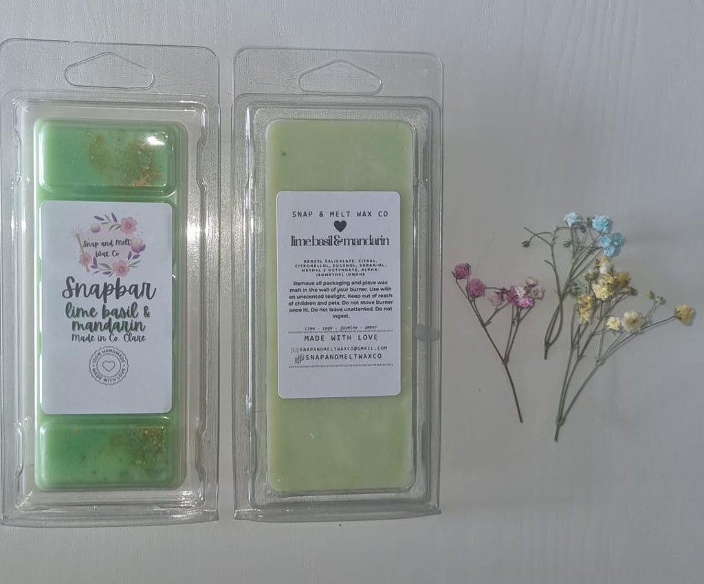 Lime, Basil & Mandarin Snapbar