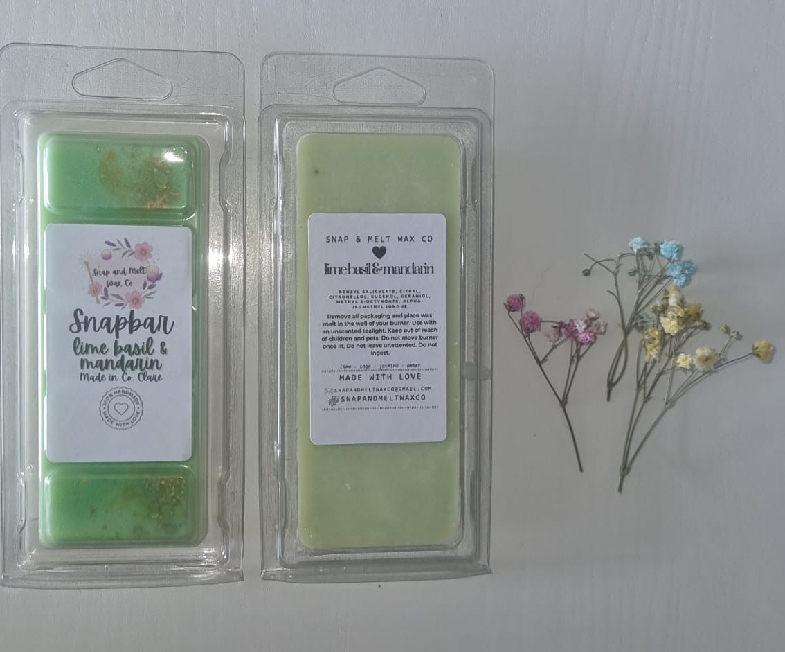 Lime, Basil & Mandarin Snapbar